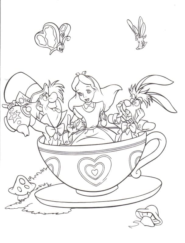 Alice, Kelinci Maret dan Mad Hatter