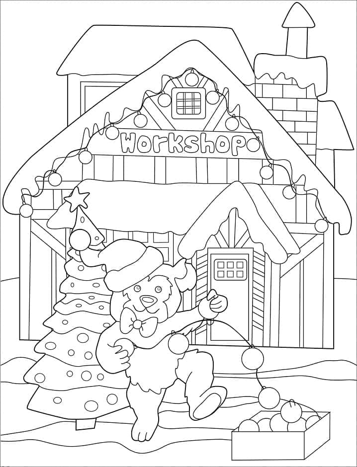 Beruang Natal Lucu