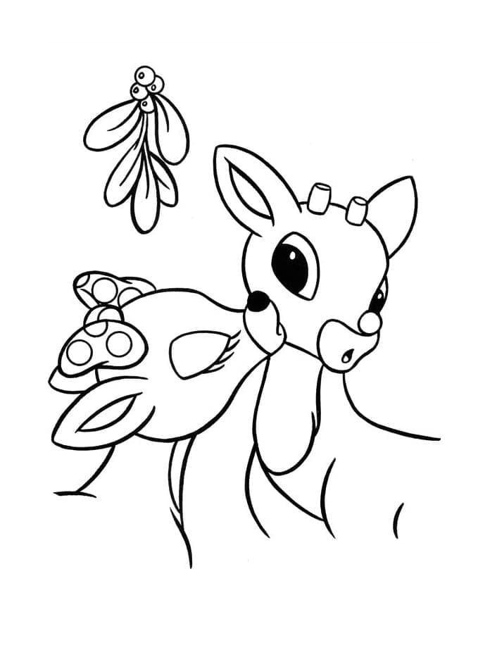 Clarice mencium Rudolph