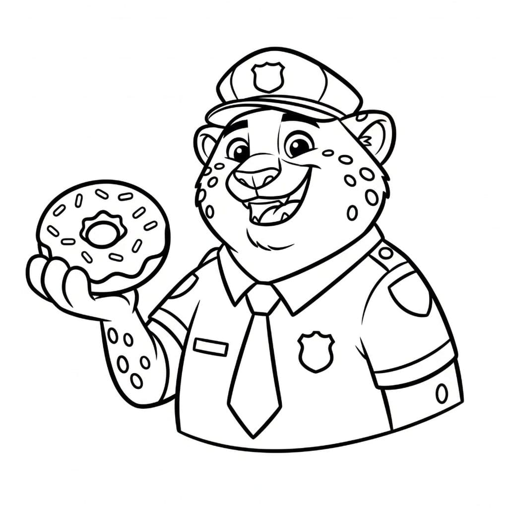 Clawhauser yang Bahagia