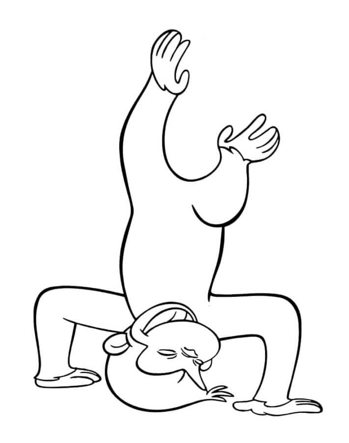 Curious George Sederhana
