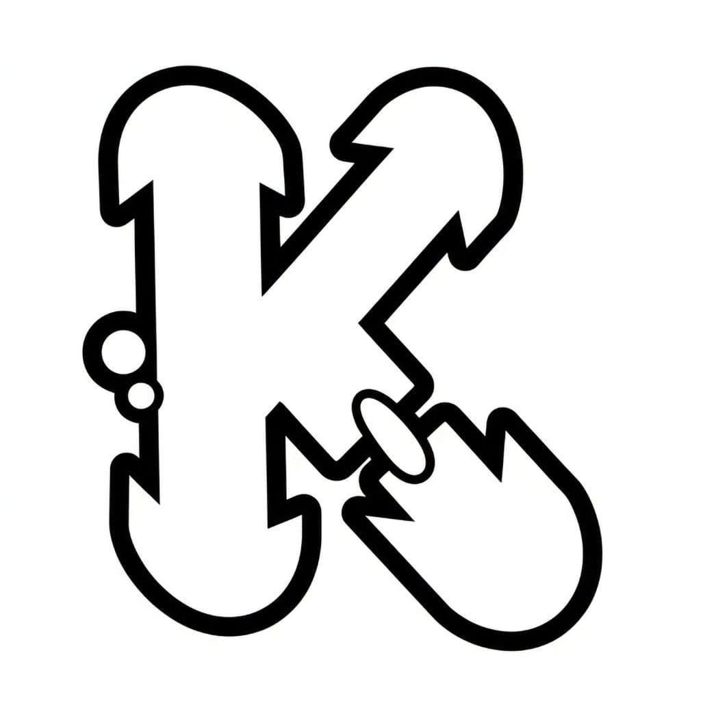 Grafti Huruf K