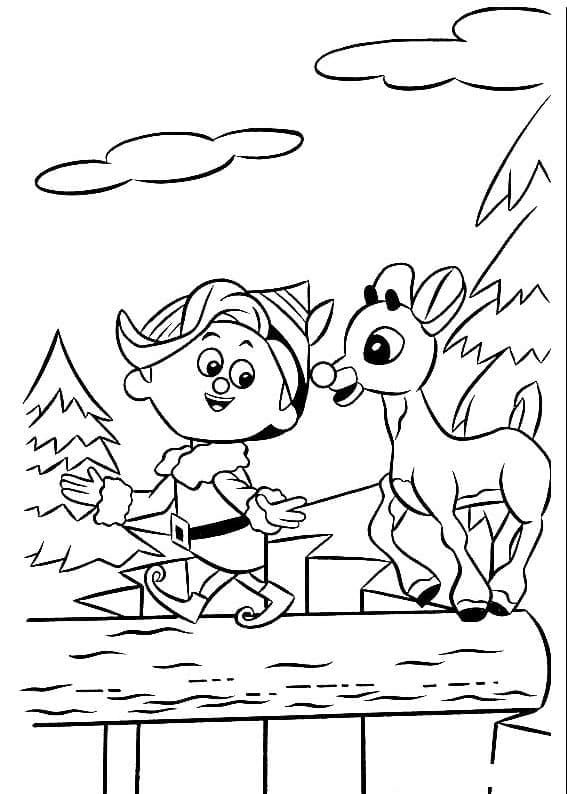 Hermey bersama Rudolph