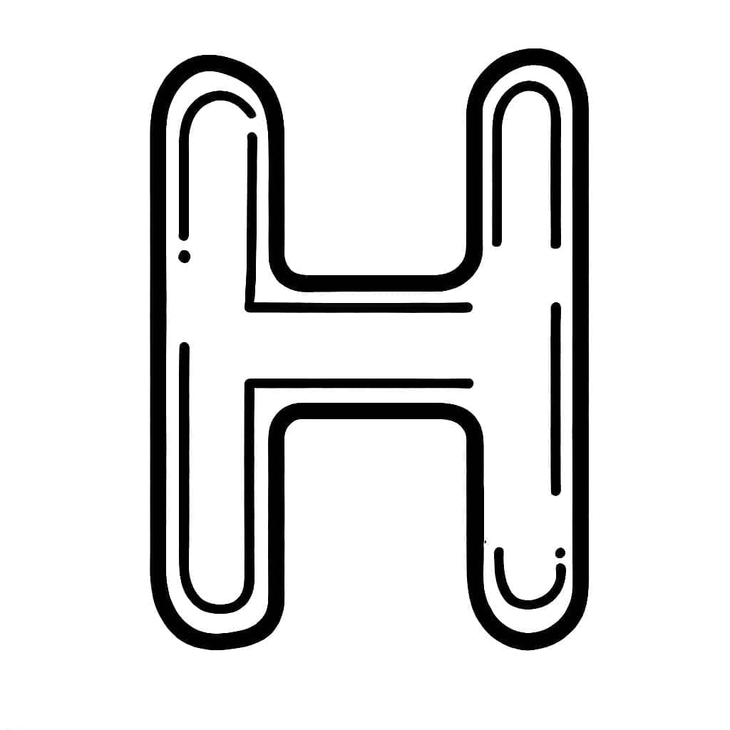 Huruf H Alfabet