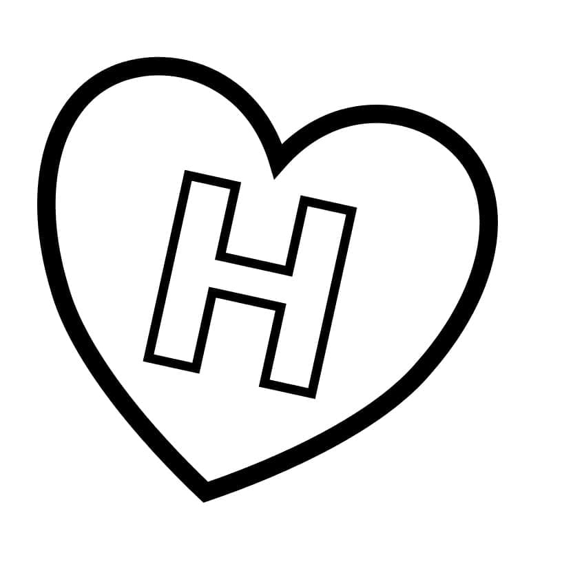 Huruf H di Hati