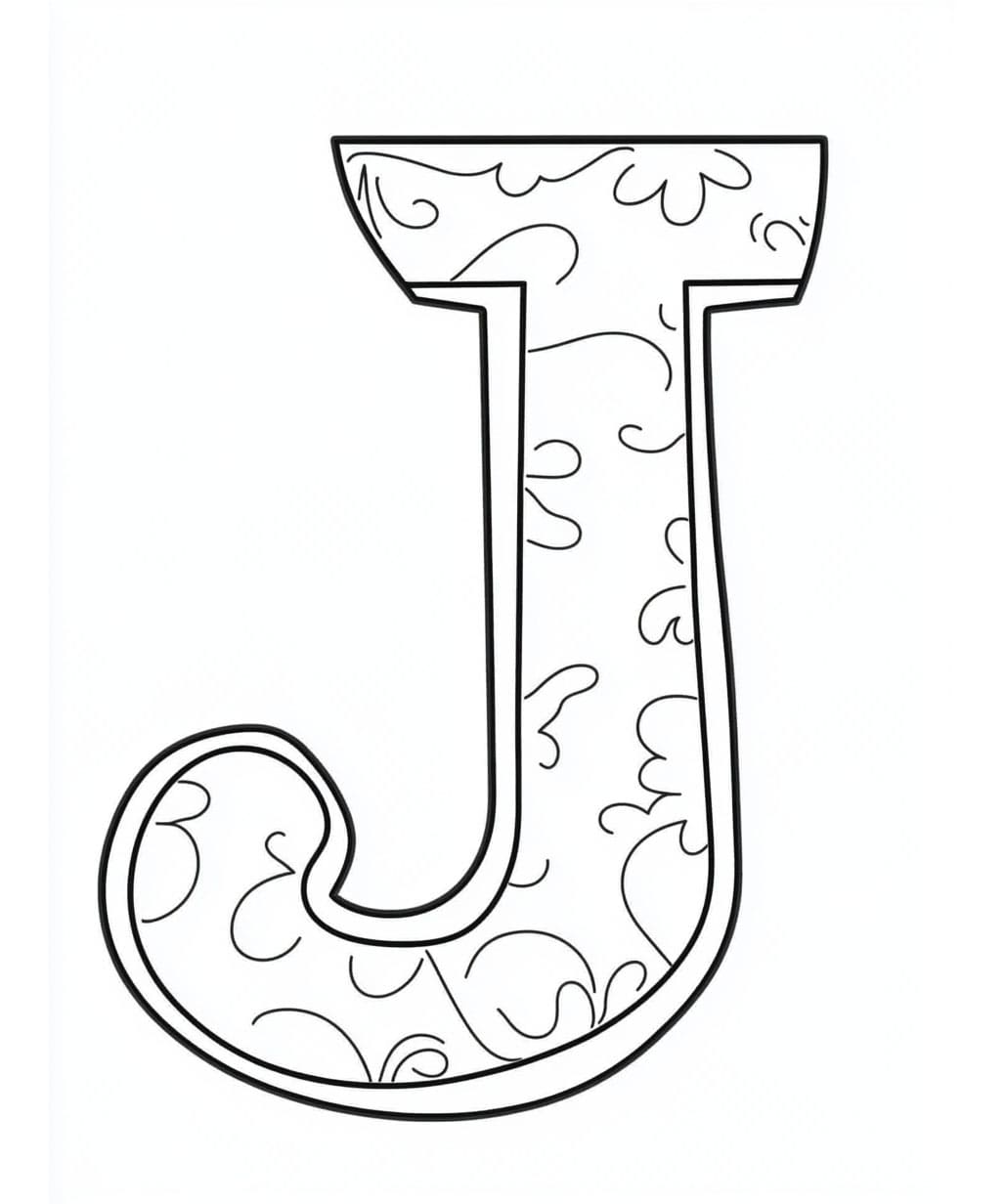 Huruf J seni