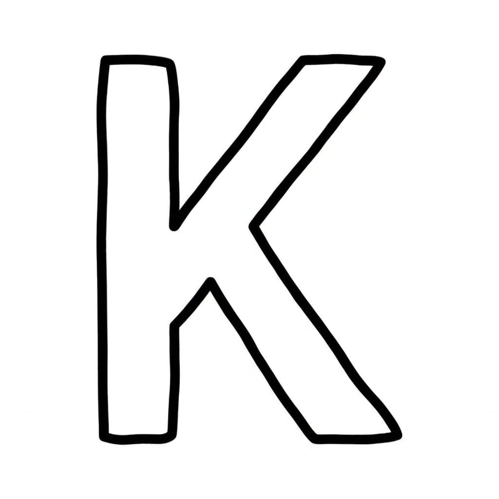 Huruf K Gambar Tangan