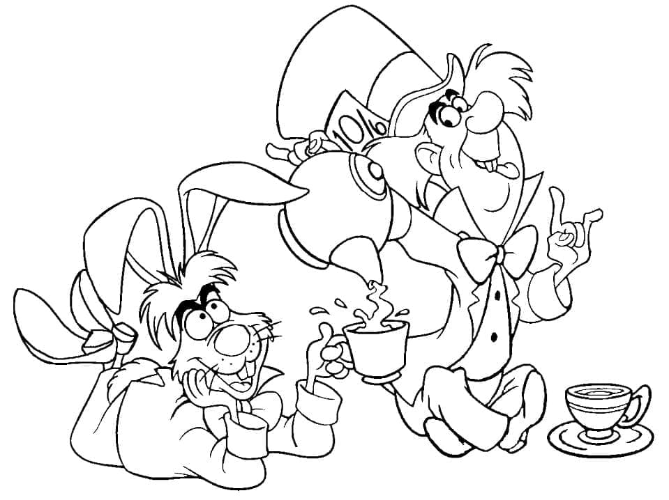 Mad Hatter dan March Hare