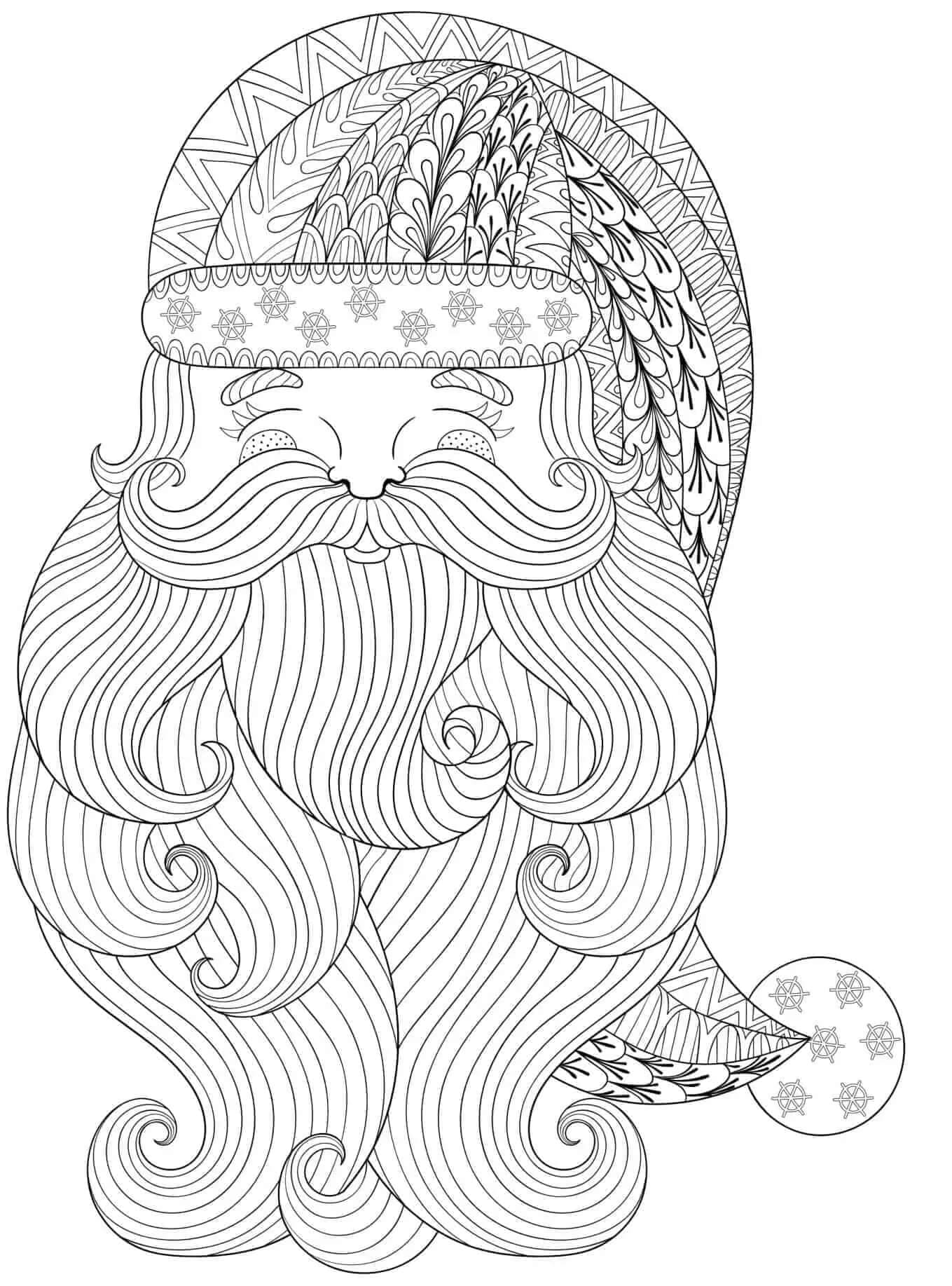 Mandala Natal yang Indah
