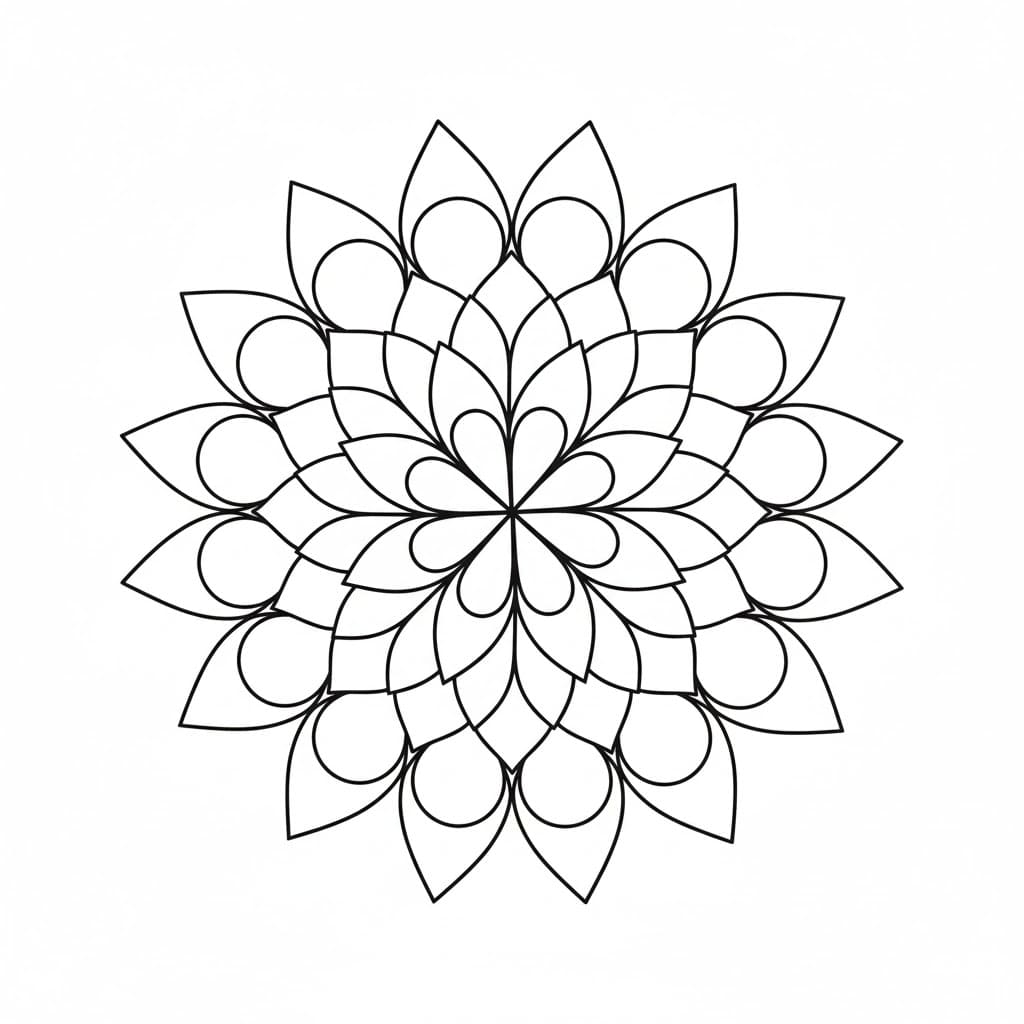 Mandala tetesan air