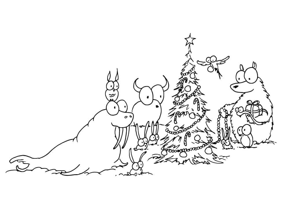 Pohon Natal dan Hewan