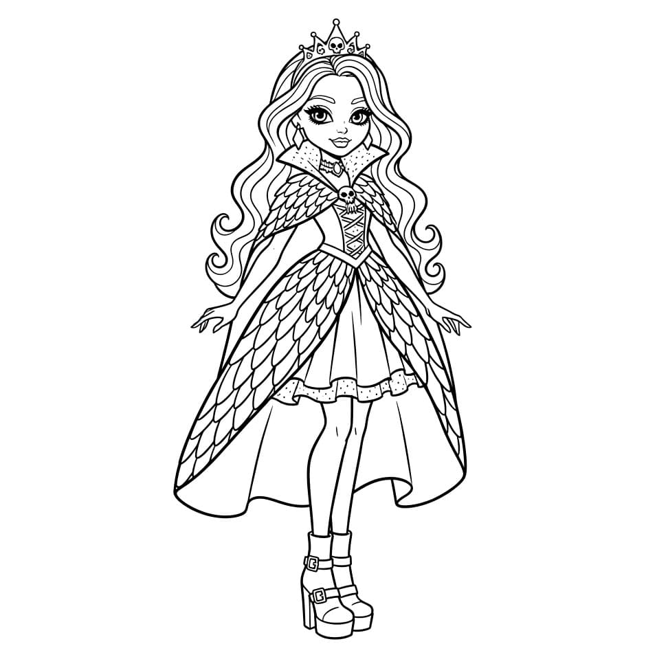 Raven Queen yang Cantik di Ever After High