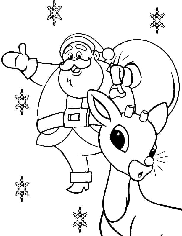 Santa Claus dan Rudolph