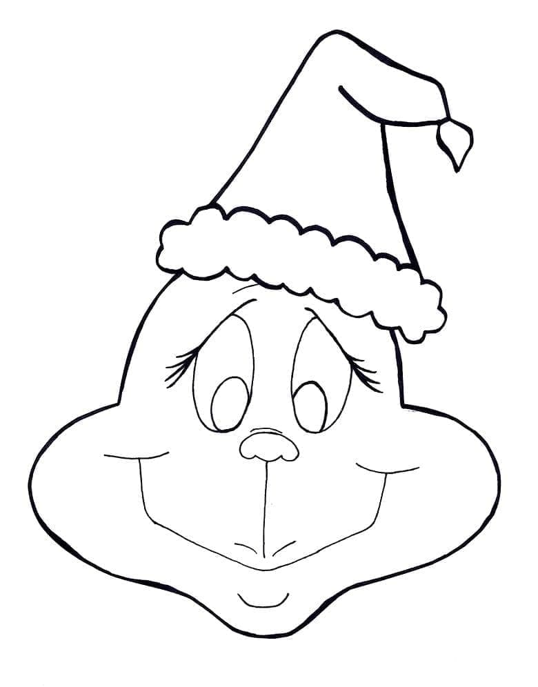 Wajah Grinch gratis
