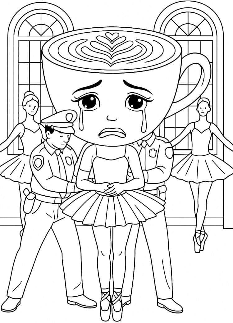 Ballerina Cappucina Menangis