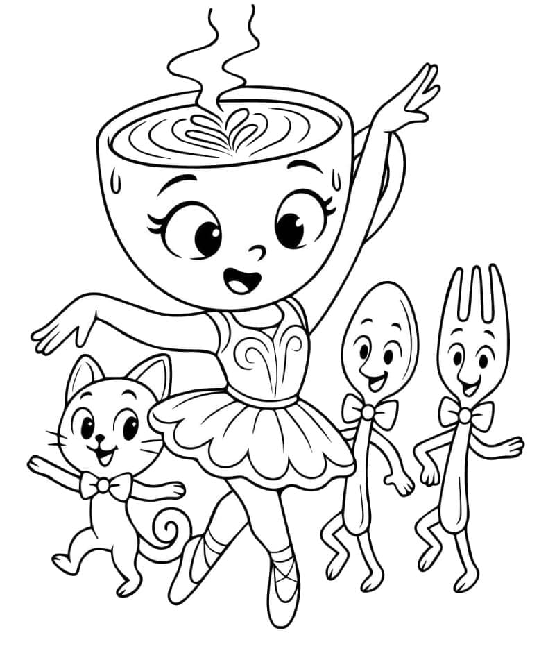 Ballerina Cappucina Menggemaskan