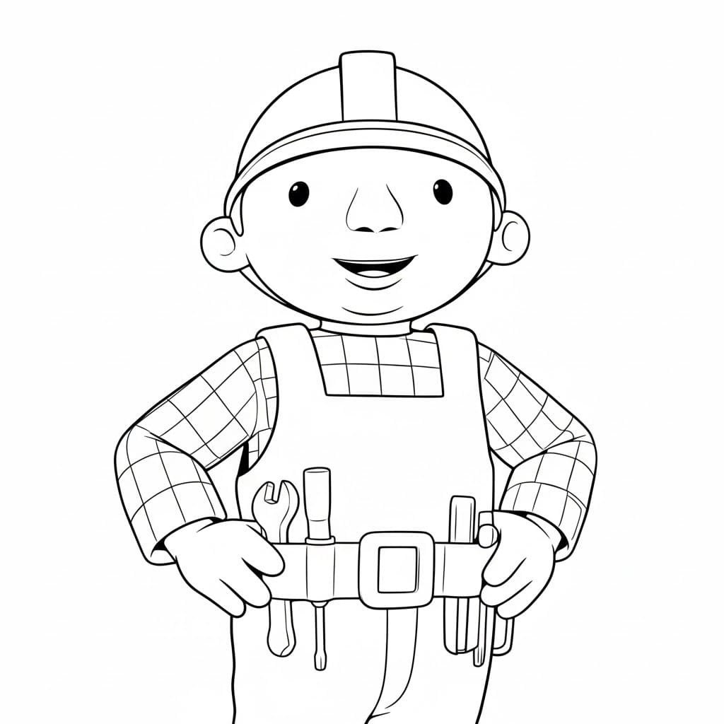 Bob the Builder dengan bangga