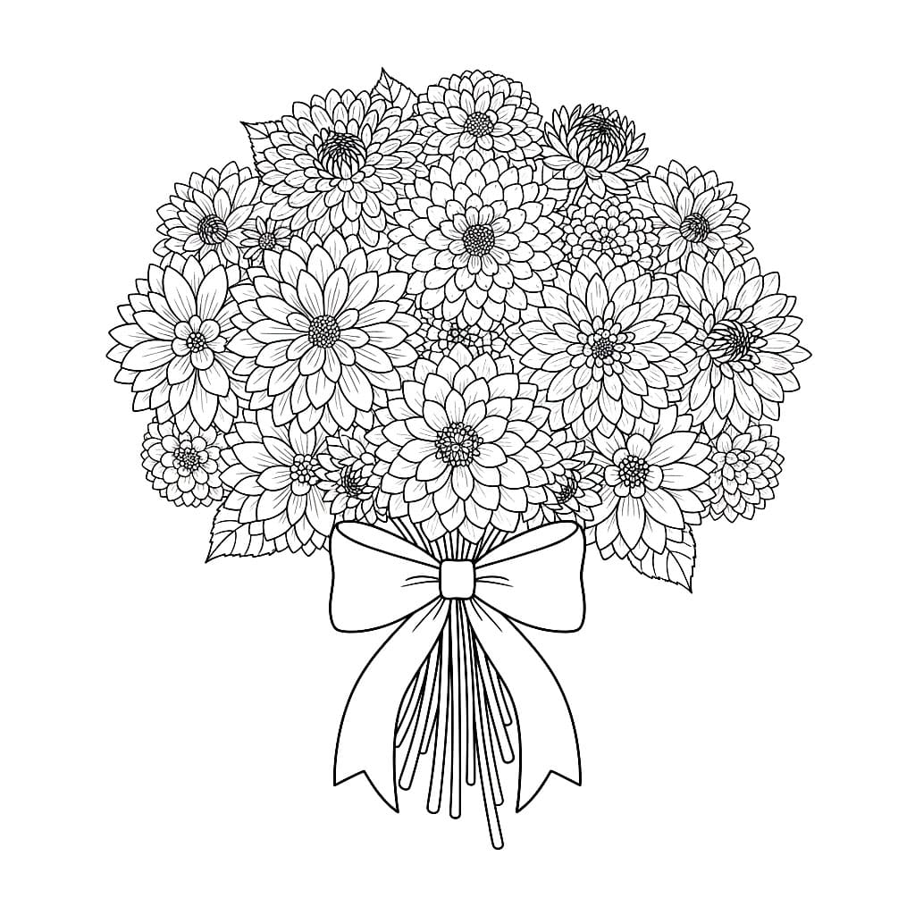 Buket Dahlia