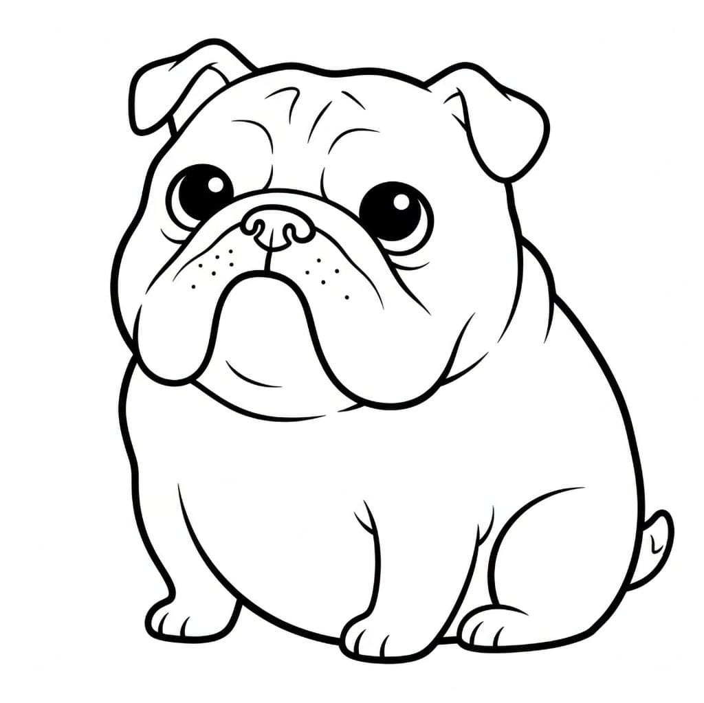 Buldog Duduk Imut