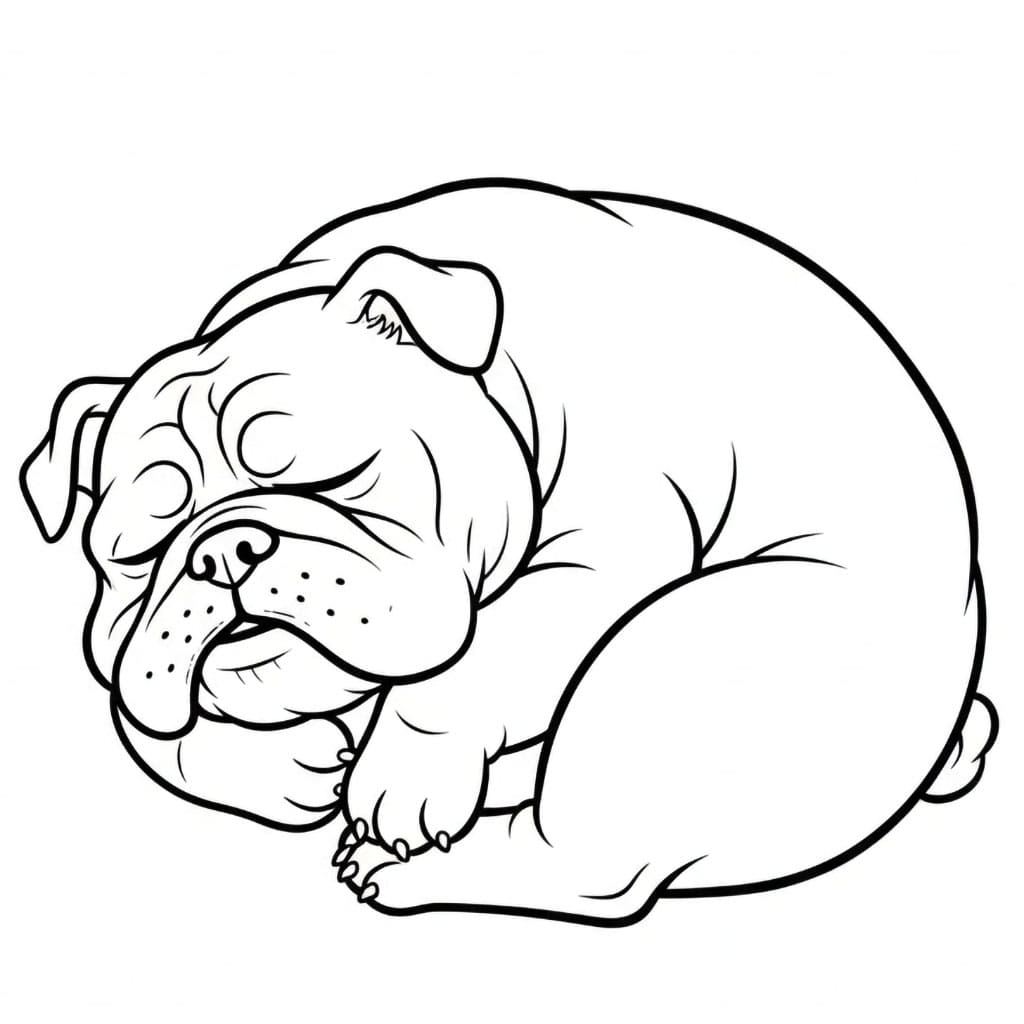 Buldog Meringkuk