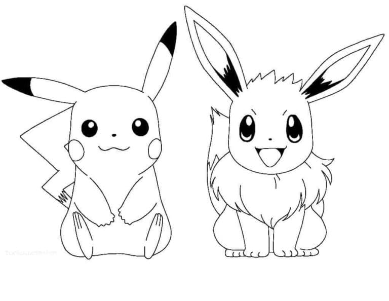 Eevee dan Pikachu gratis