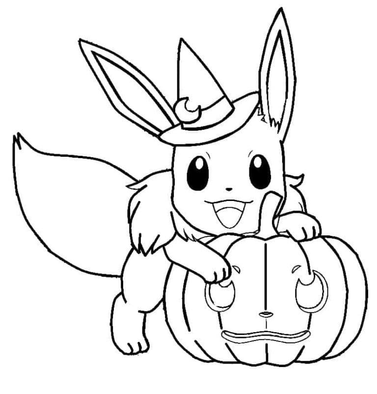 Eevee dengan labu