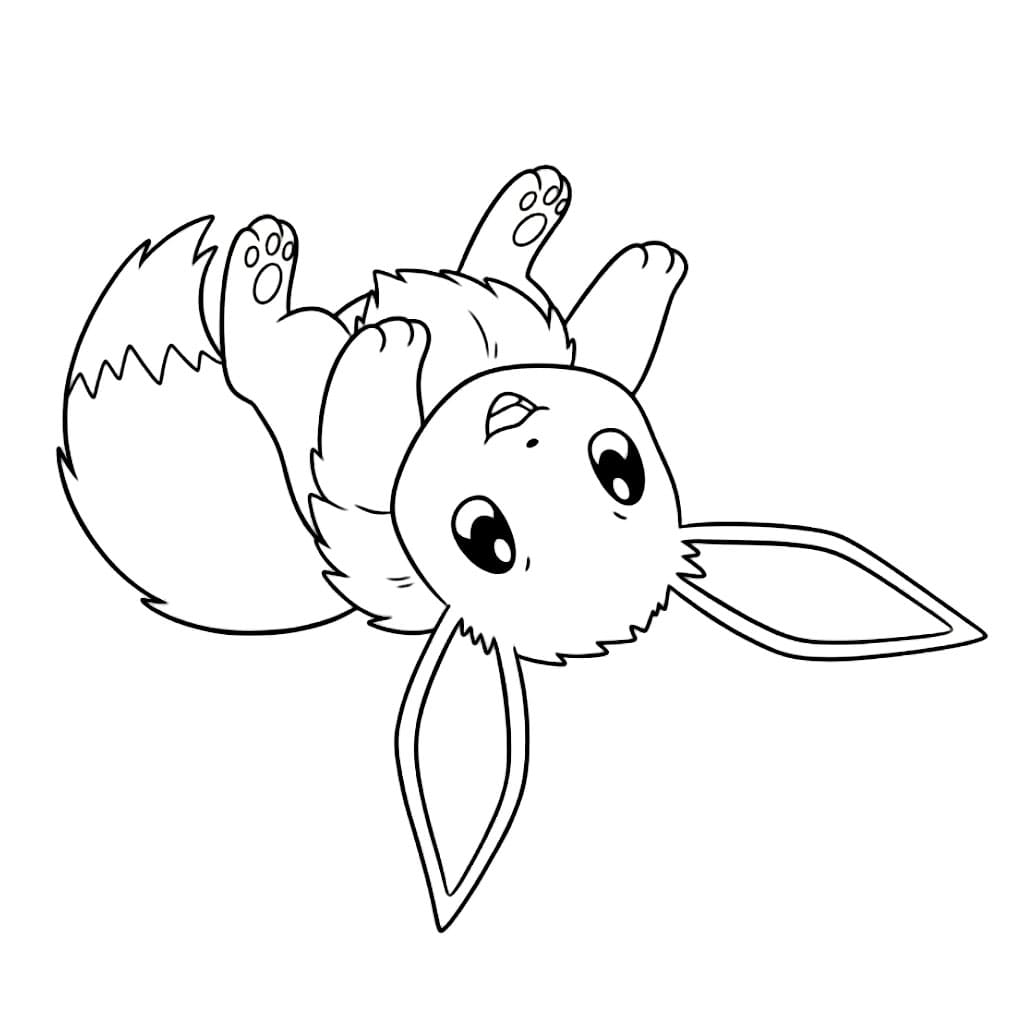 Eevee melakukan salto