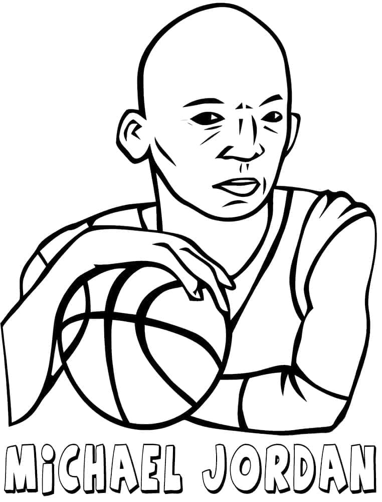 Gambar Michael Jordan Dapat Dicetak
