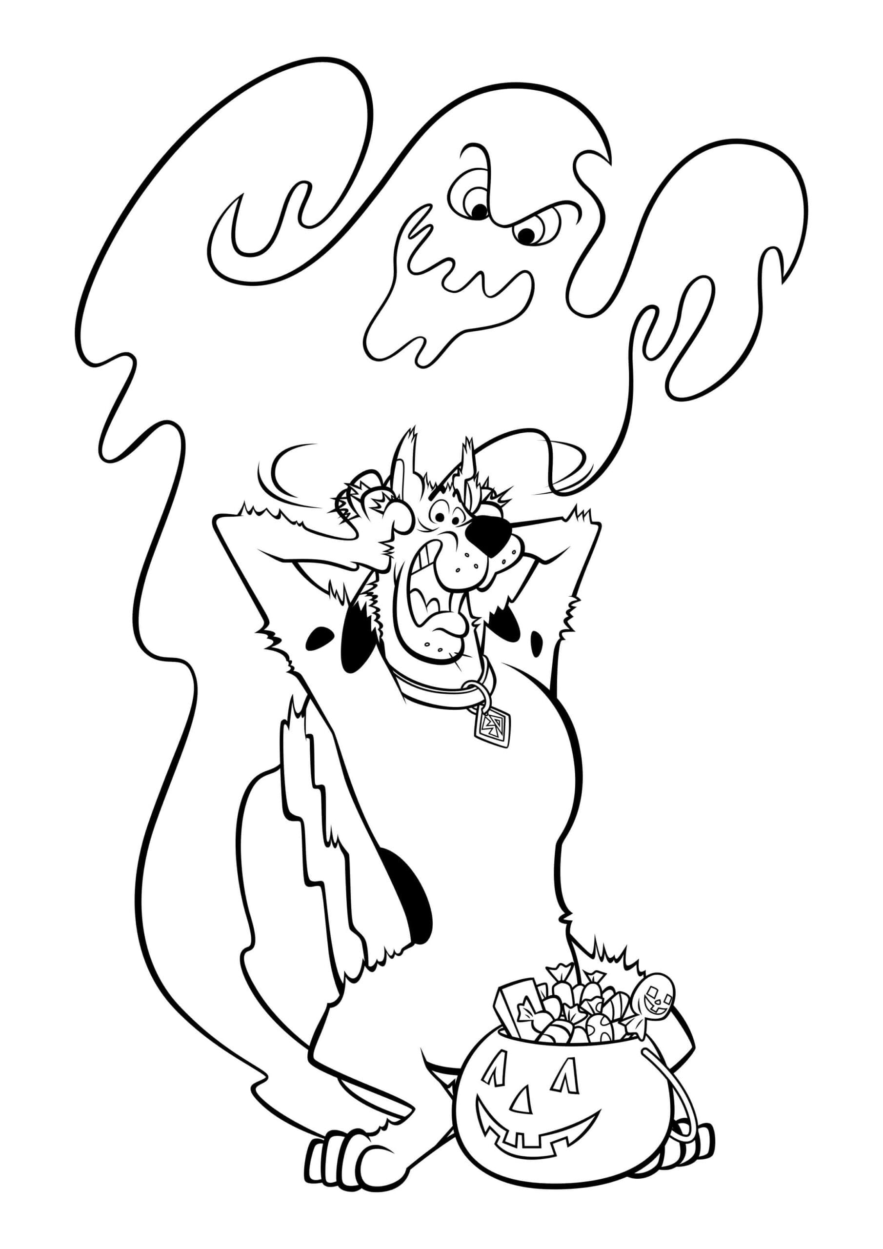 Ghost With Scooby Doo