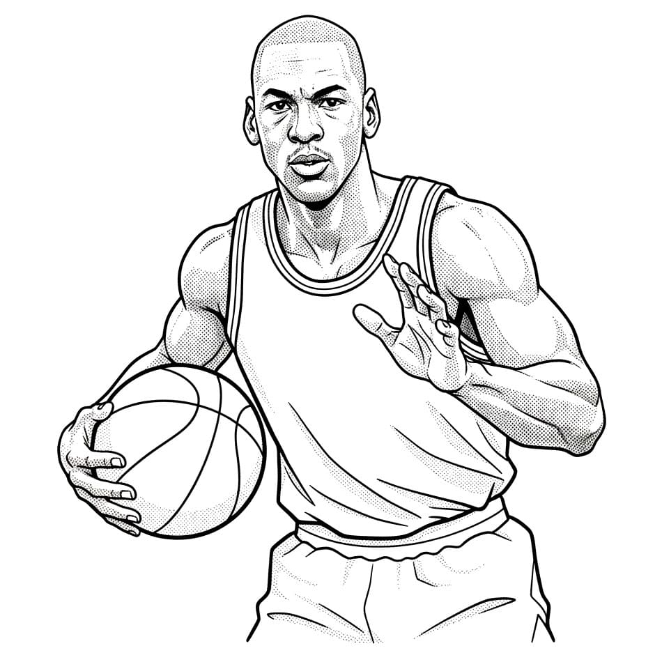 Michael Jordan Dada Atas