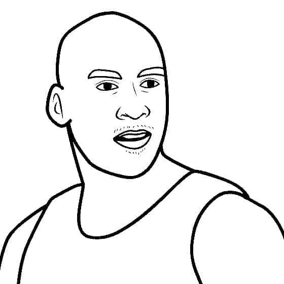Michael Jordan muda