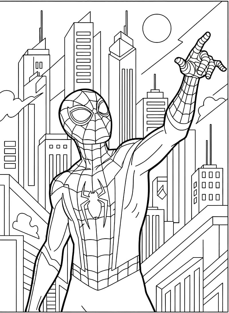Miles Morales Melihat ke Atas