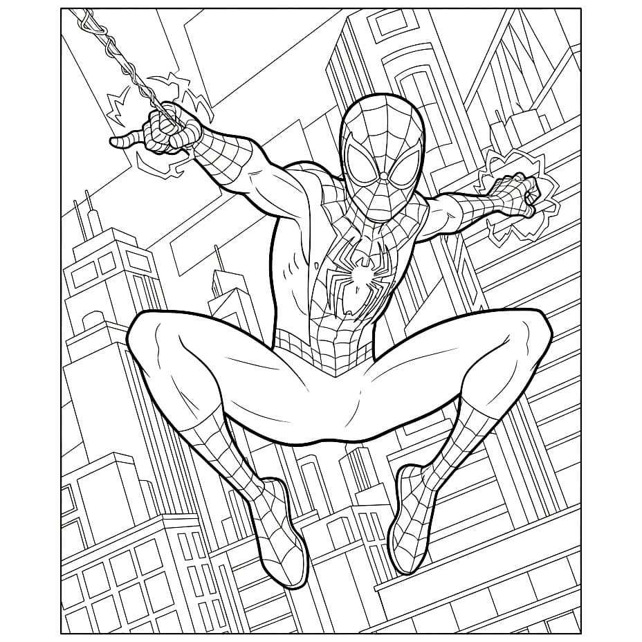 Miles Morales Pose Aksi