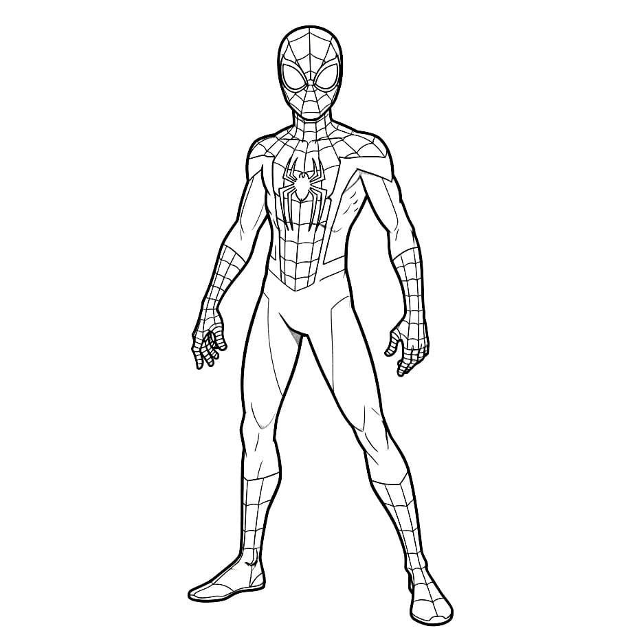 Miles Morales Tampak Depan