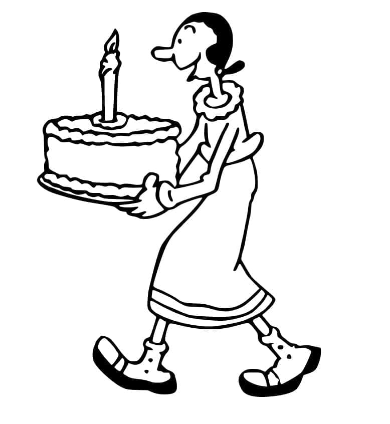Olive Oyl dan Kue Ulang Tahun