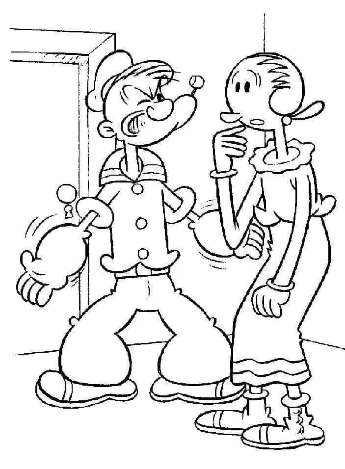 Olive Oyl dan Popeye