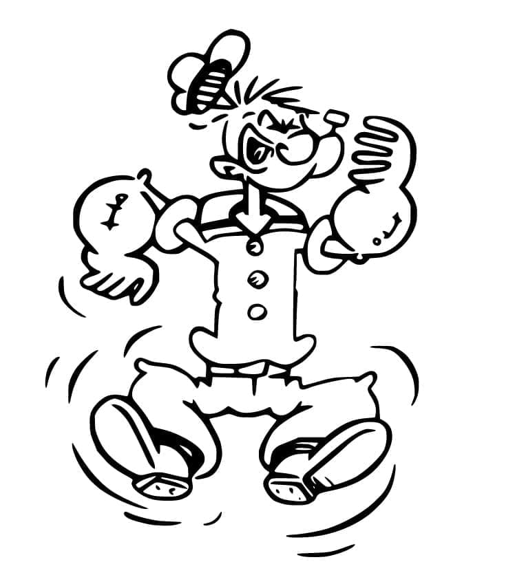 Popeye Gratis Dapat Dicetak