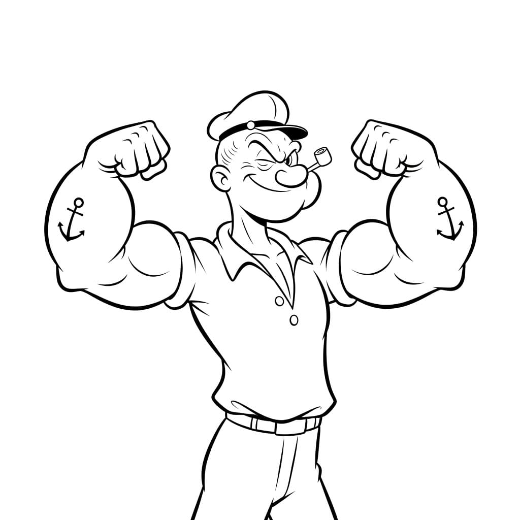 Popeye lengan kuat