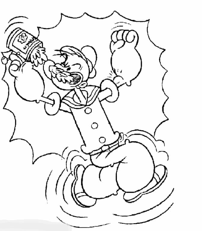 Popeye Makan Bayam