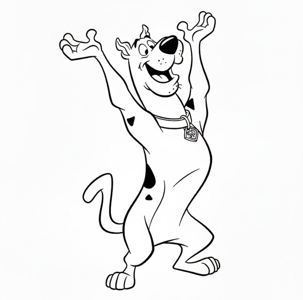 Scooby Doo bahagia
