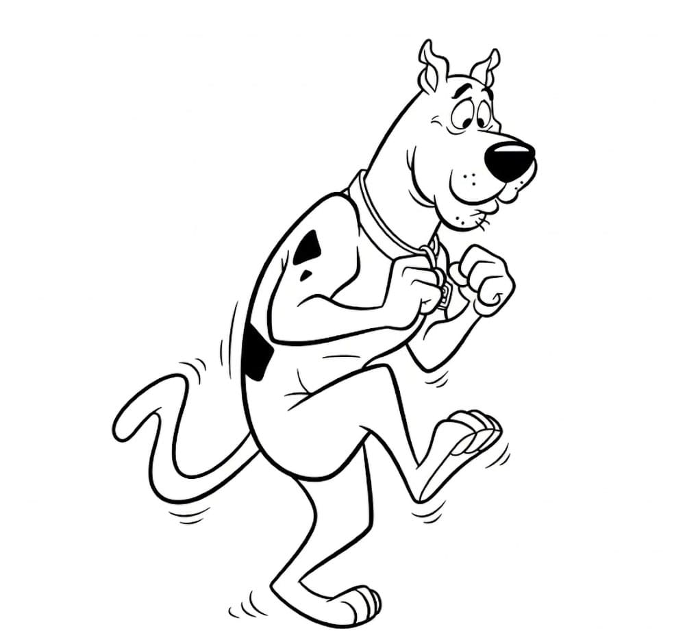 Scooby Doo berjingkat