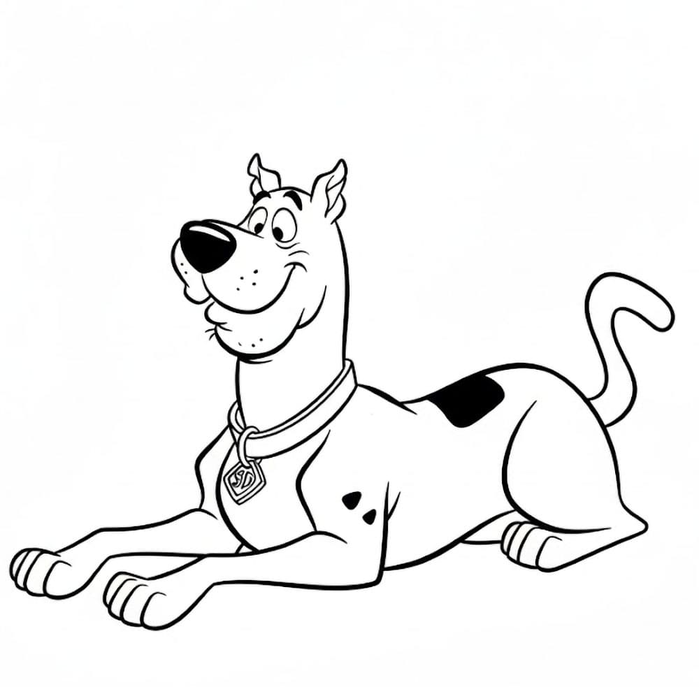 Scooby Doo sedang menunggu
