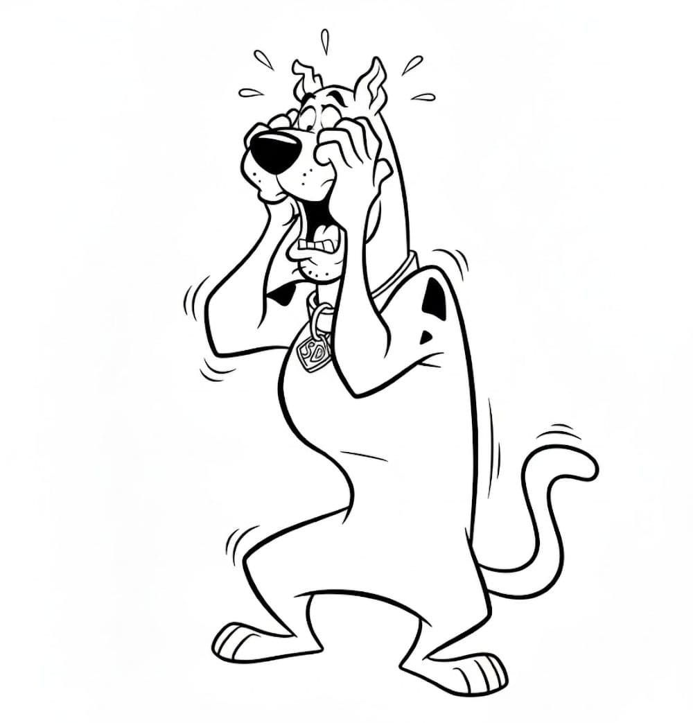 Scooby Doo terkejut