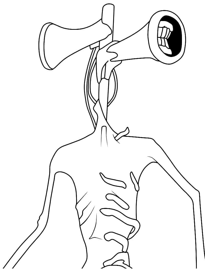 Siren Head Gratis yang Dapat Dicetak