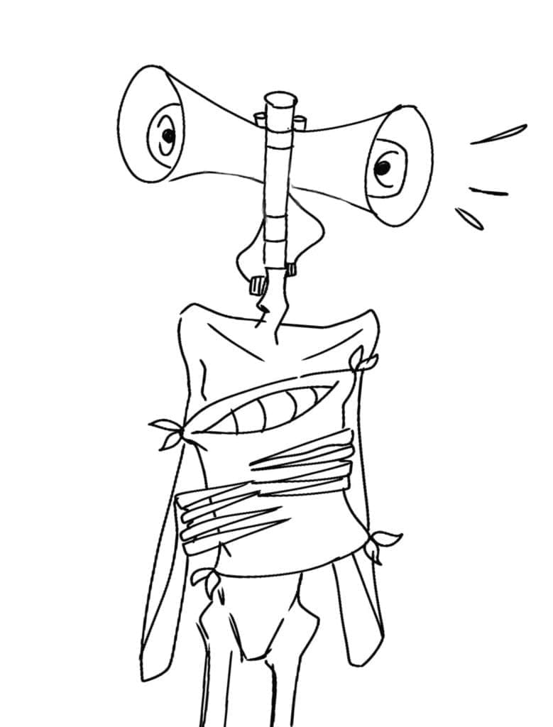 Siren Head Monster