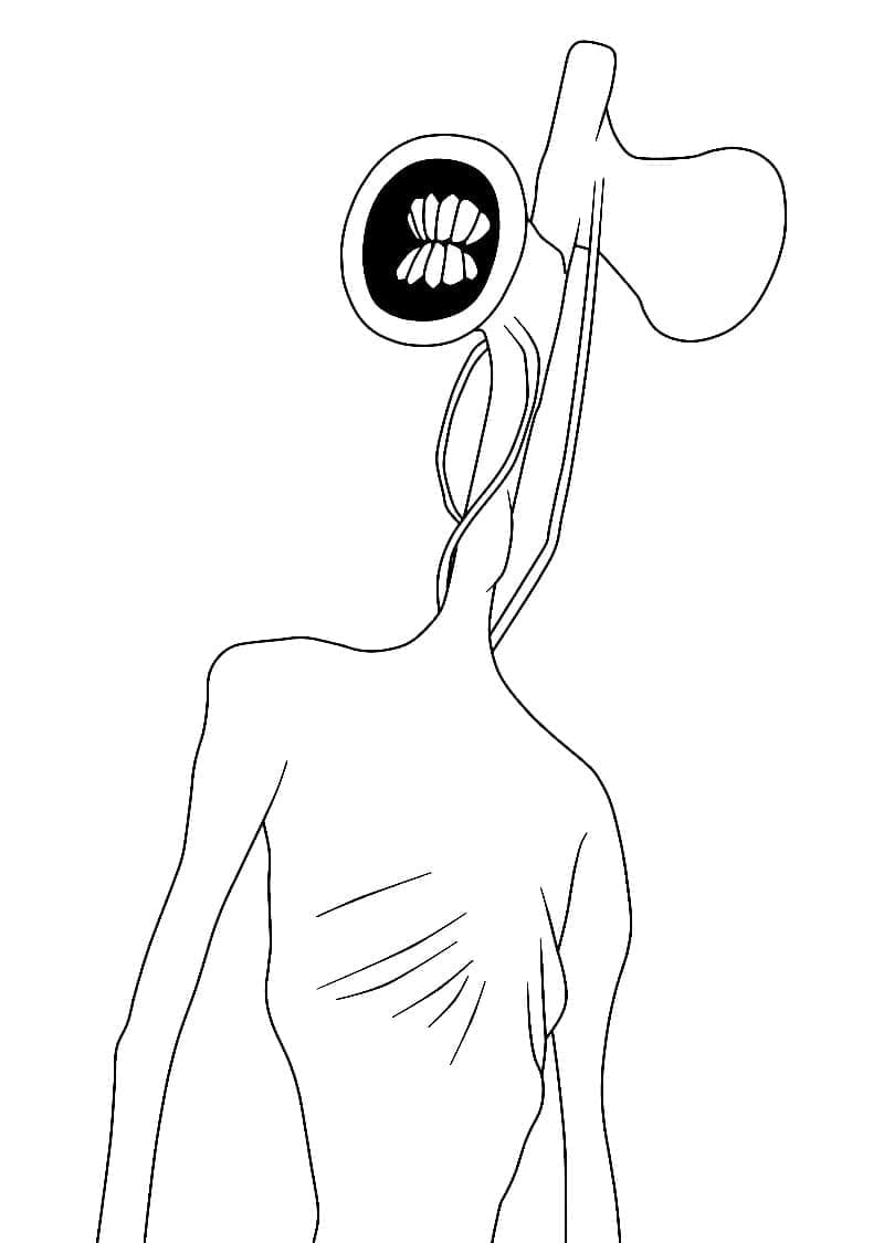 Siren Head Sederhana yang Dapat Dicetak