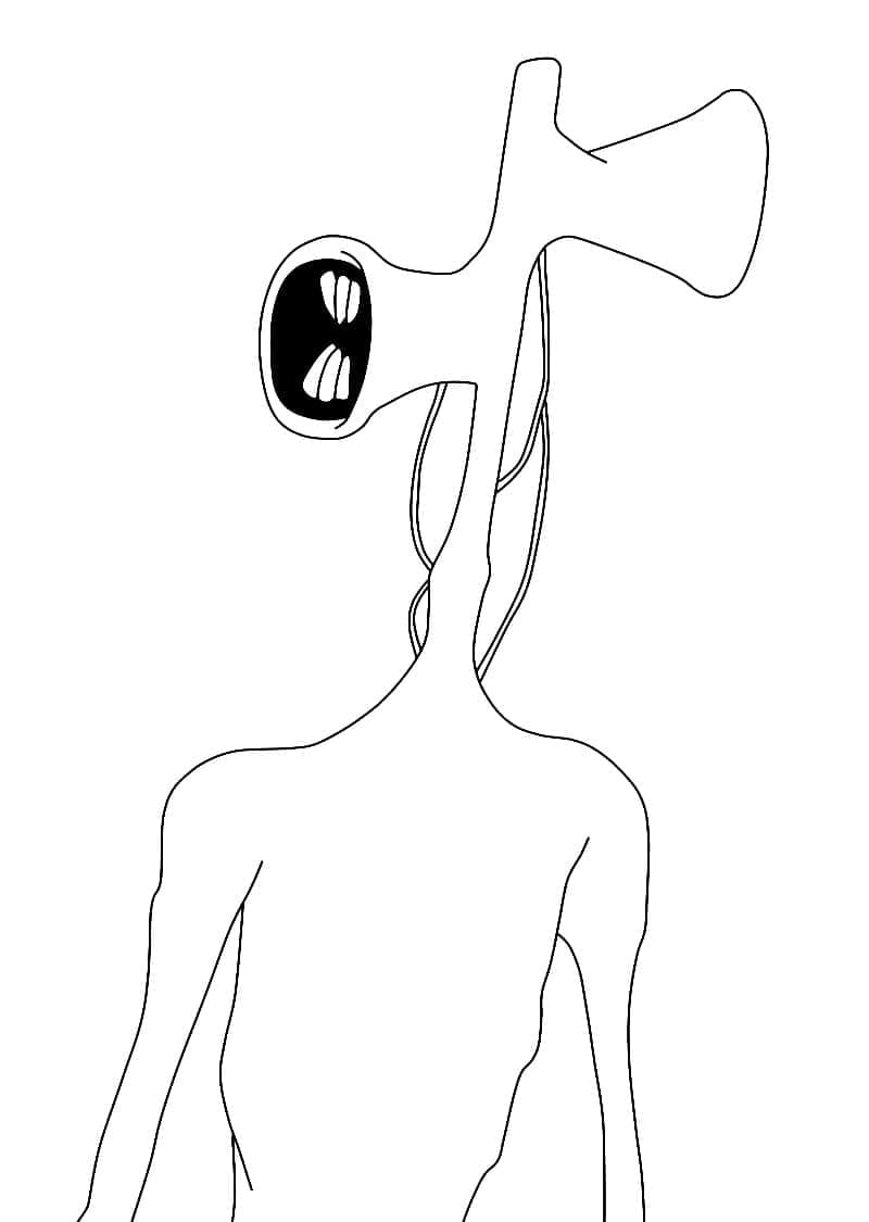 Siren Head yang Sangat Sederhana