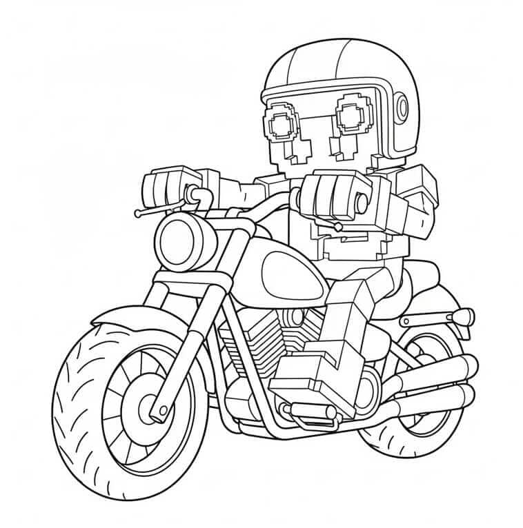 67 Brainrot naik sepeda motor