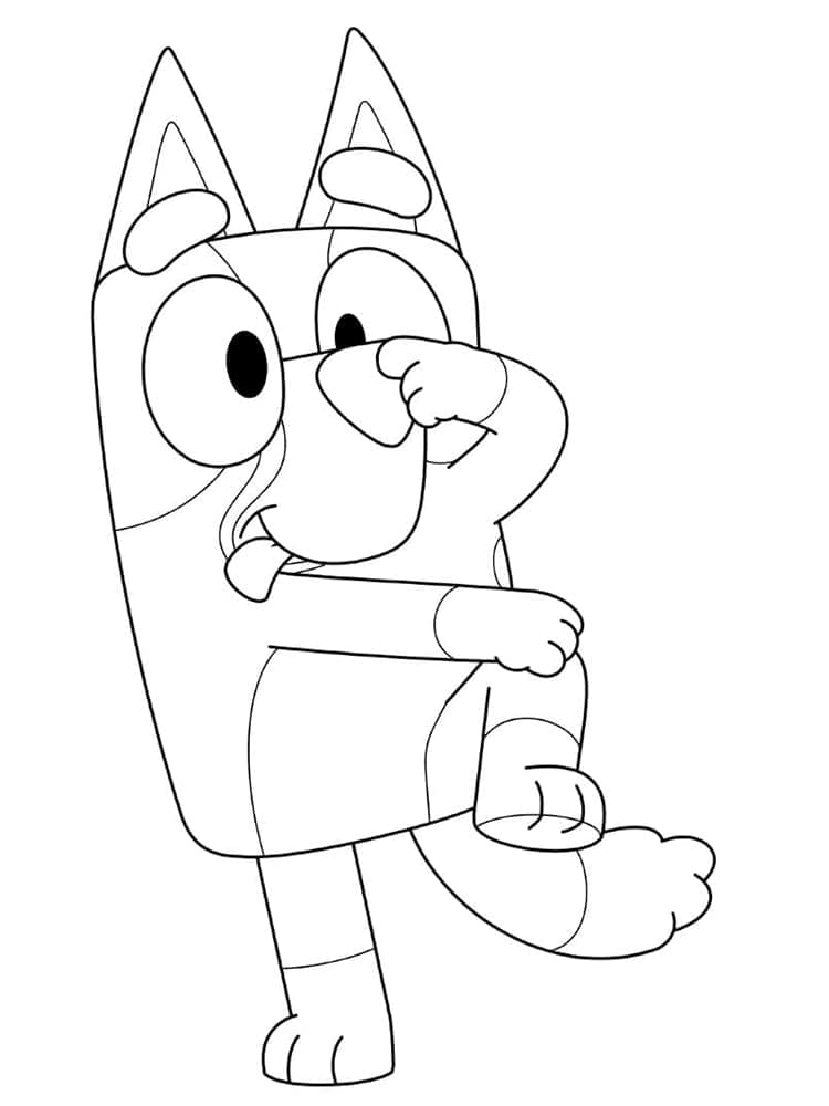 Bluey yang Lucu
