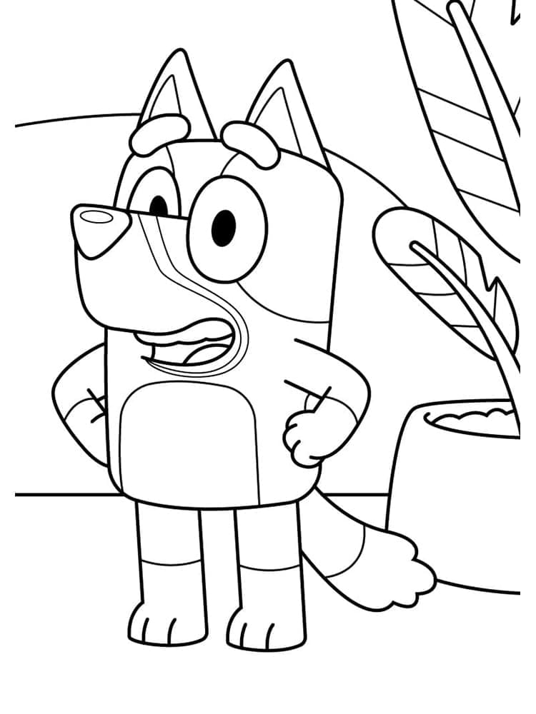Bluey yang Tersenyum